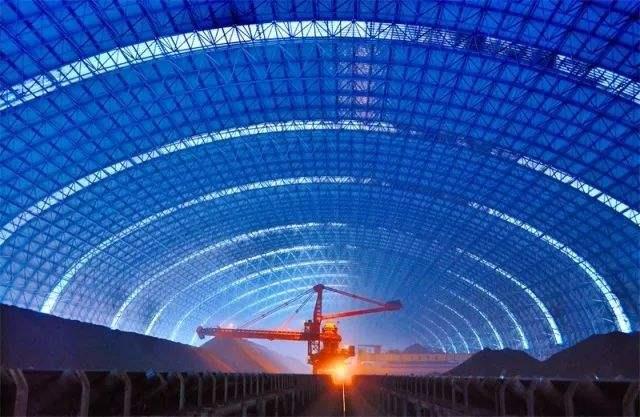 兴城亿优钢构工程师为您解析原料场封闭技术的特点和类型